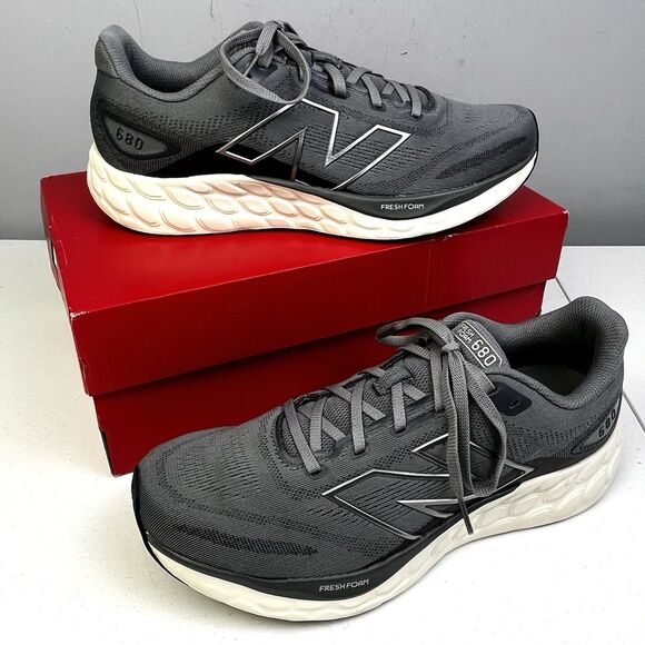 New Balance 680 Foam Fresh Shoes Mens Size 10.5 M680LG8 Gray Running Athletic